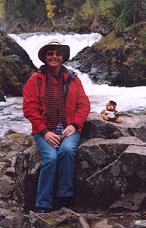 Uitrusten bij de waterval