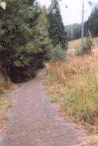 Op de foto lijkt het lang zo steil niet!